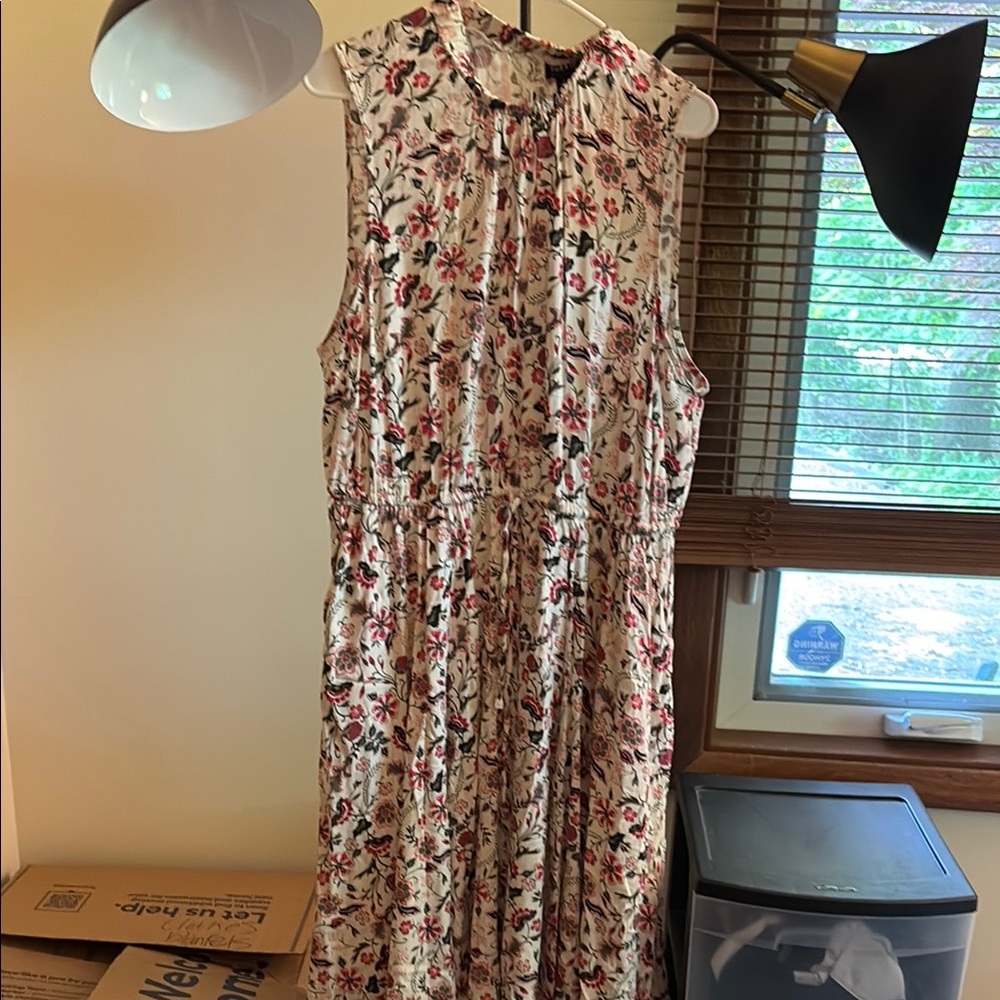 Torrid Brown and Tan Sleeveless Sundress